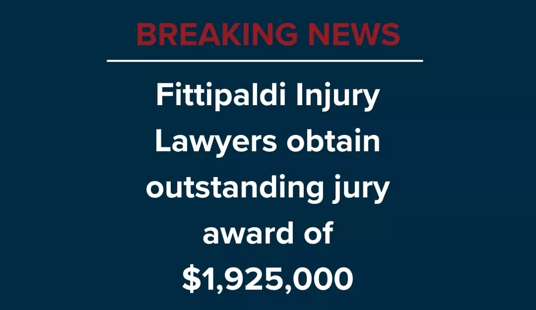 $1.925 Million Jury Award for Injured Truck Driver