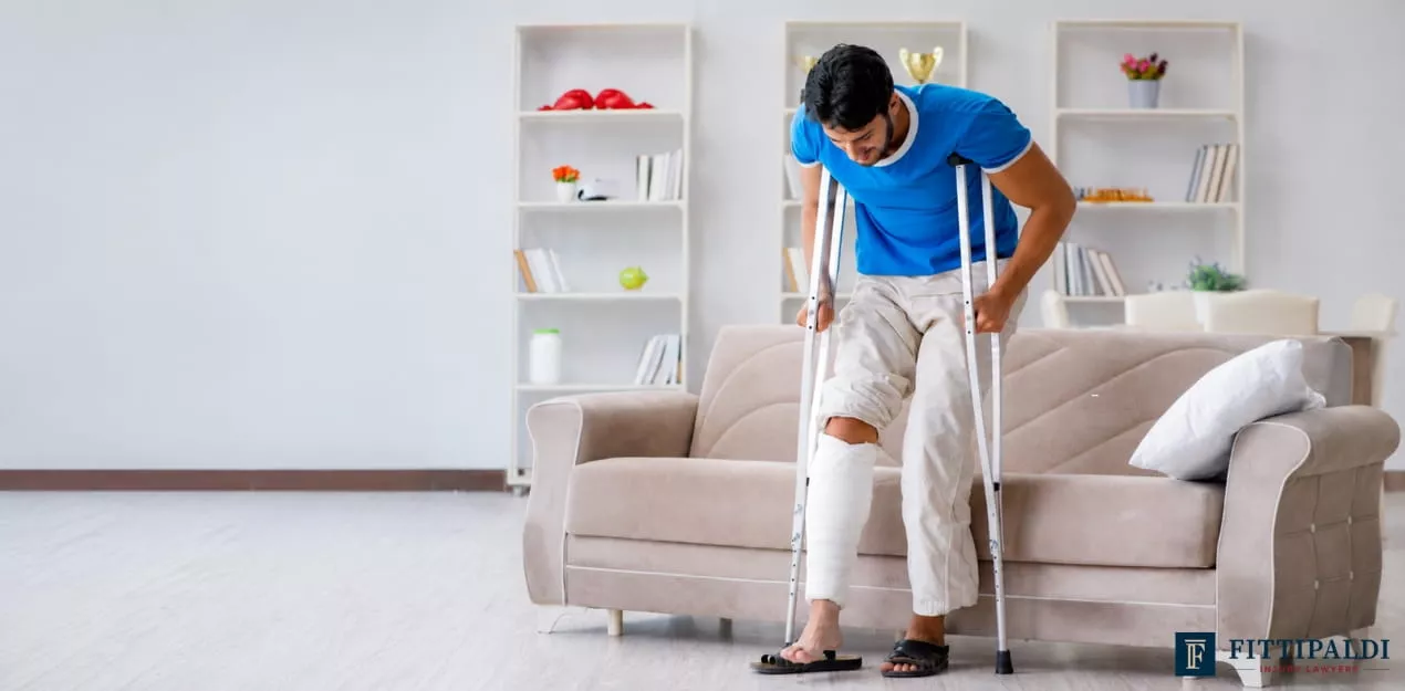 tac-serious-injury-claim Person recovering from a serious leg injury after an accident
